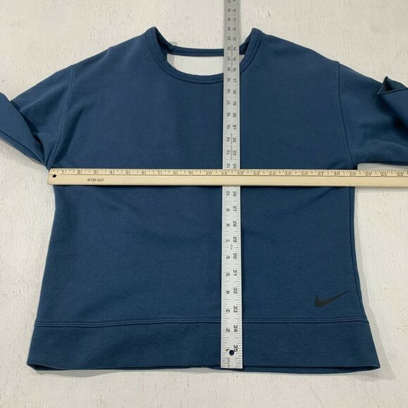 Nike Dri Fit Versa Training Top XS Extra Small Open Back Mid Sleeves Shirt *Read - Picture 5 of 11